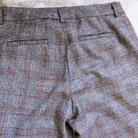 Nierne by giab's Made Italy Grey/Brown/Blue Capri  Women Pants Size 44 IT (M) - Picture 5 of 10